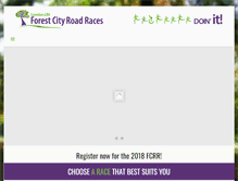 Tablet Screenshot of forestcityroadraces.com